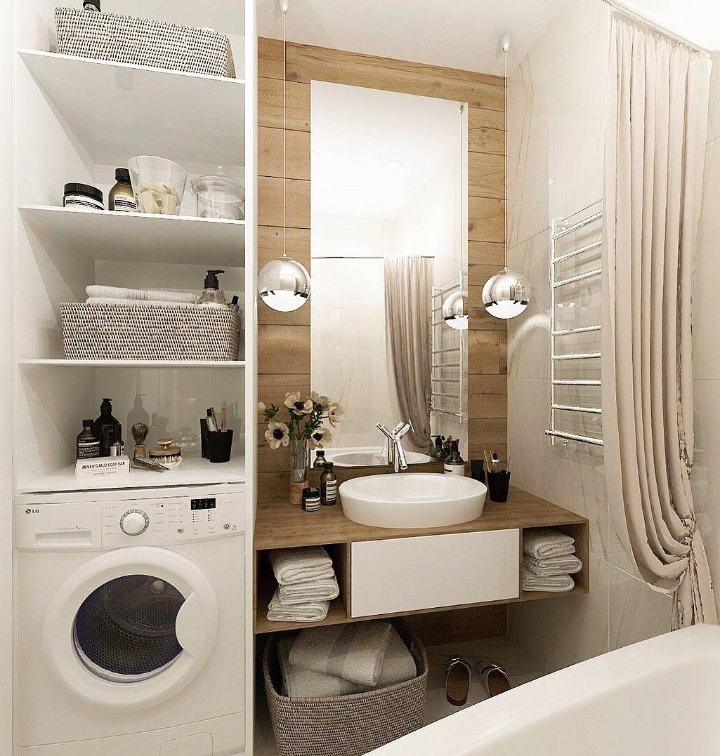 Как обустроить небольшую ванную комнату дешево и с комфортом? (42 фото) | дизайн и интерьер ванной комнаты