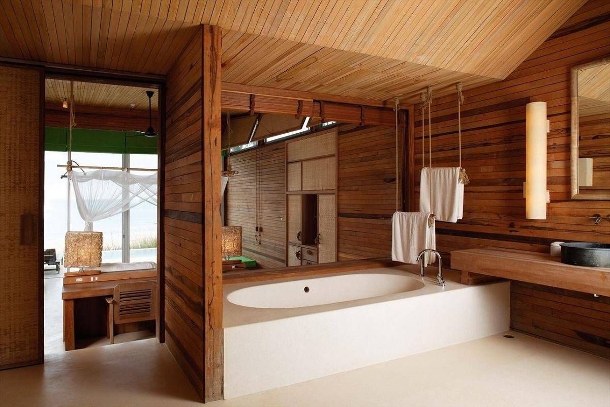 Ванная комната в деревянном доме (42 фото): как сделать ремонт, правильное устройство и обустройство
