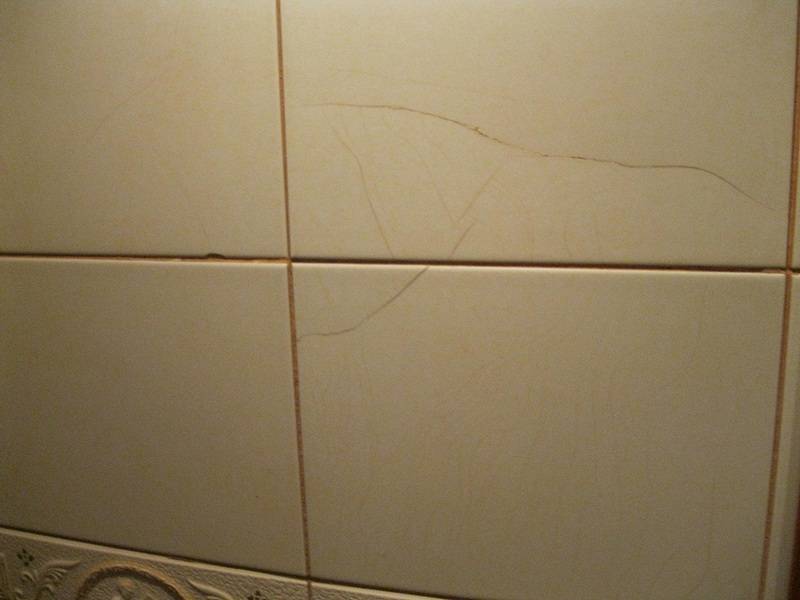 Почему трескается плитка на стене в ванной – основные причины, решение проблемы