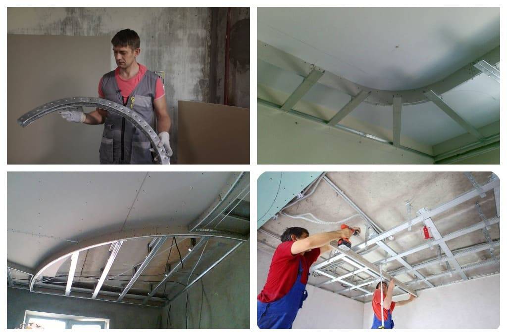 Пошаговая технология монтажа потолка из гипсокартона, устанавливаем потолочную конструкцию своими руками, с помощью видео и фото.