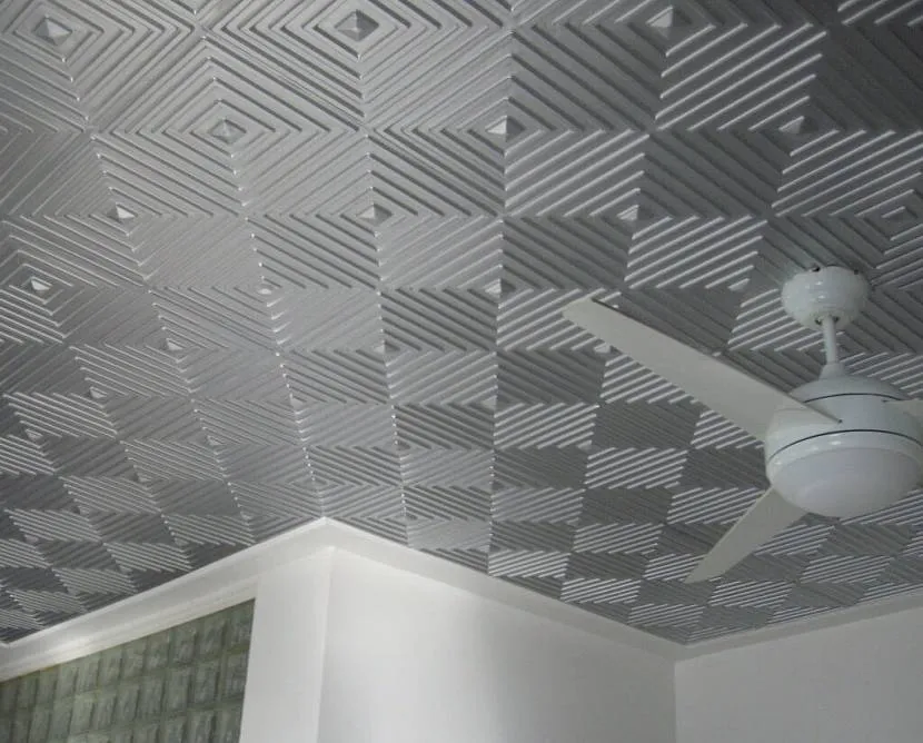 Плитка на потолок: основные способы установки различных типов потолочных плит (75 фото-идей)