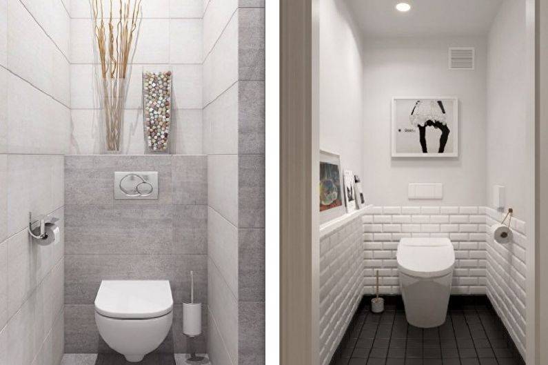 Плитка в туалете: современные идеи дизайна