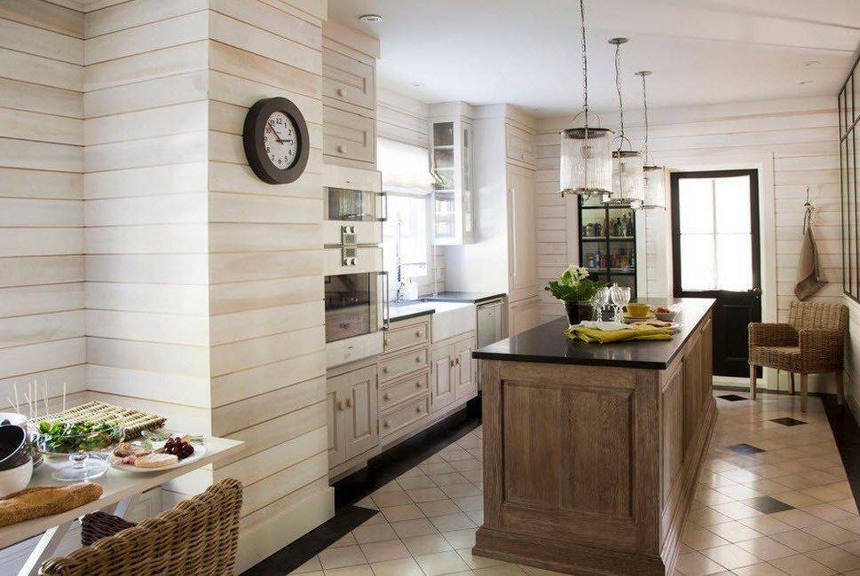 Белая кухня с деревянной столешницей: 93 фото и 3 частых ошибки