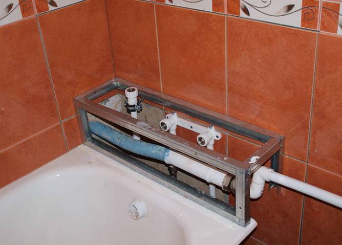 Как спрятать трубы в ванной, на кухне и в других помещениях: все виды коммуникаций  подробно, на фото