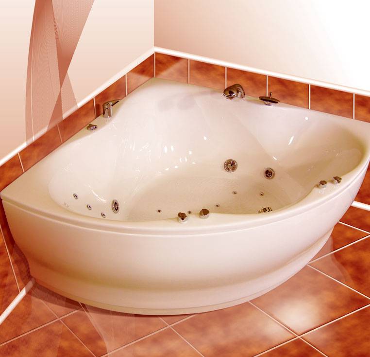 Угловая ванна в интерьере: 50+ фото, идеи дизайна