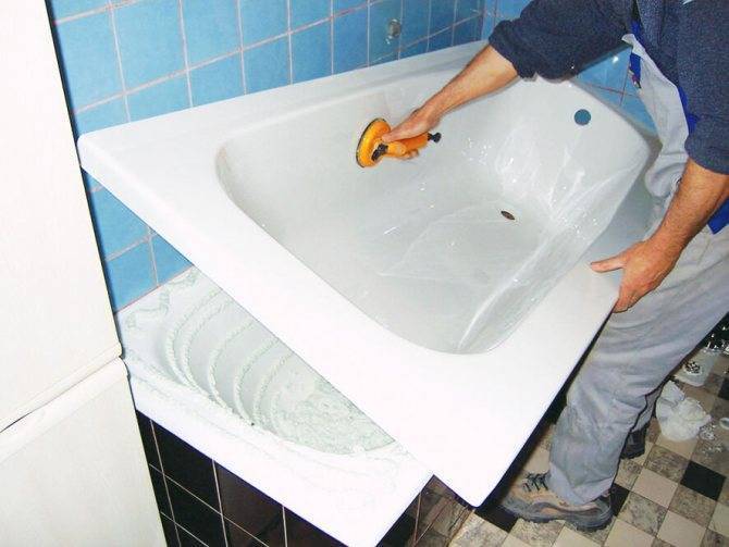 Ванна в ванну - акриловый вкладыш, его установка и стоимость работ