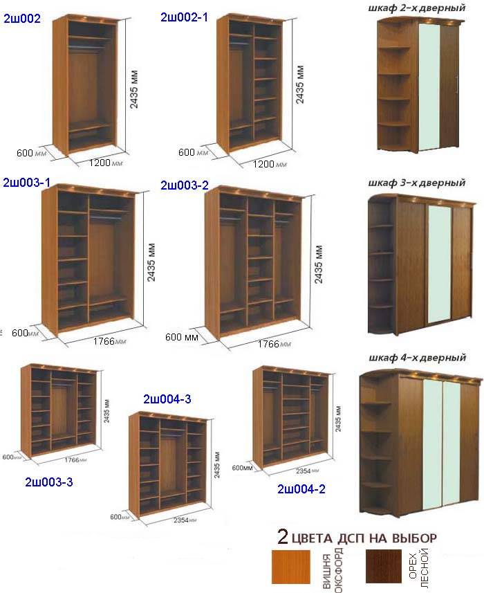 Разновидности угловых шкафов-купе в спальню, их внутреннее наполнение