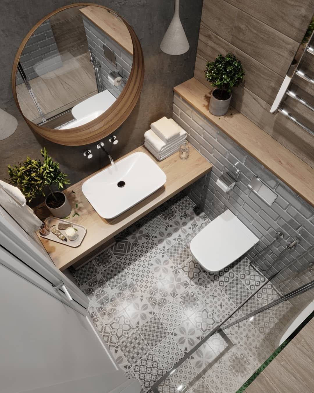 Дизайн маленькой ванной комнаты | идеи для ремонта (30+ фото)