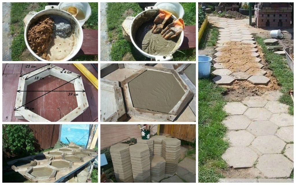 Изготовление тротуарной плитки в домашних условиях своими руками