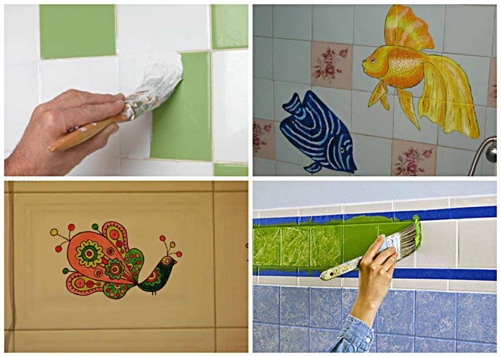 Как покрасить кафельную плитку в ванной: правила выбора краски и пошаговая инструкция | строй легко