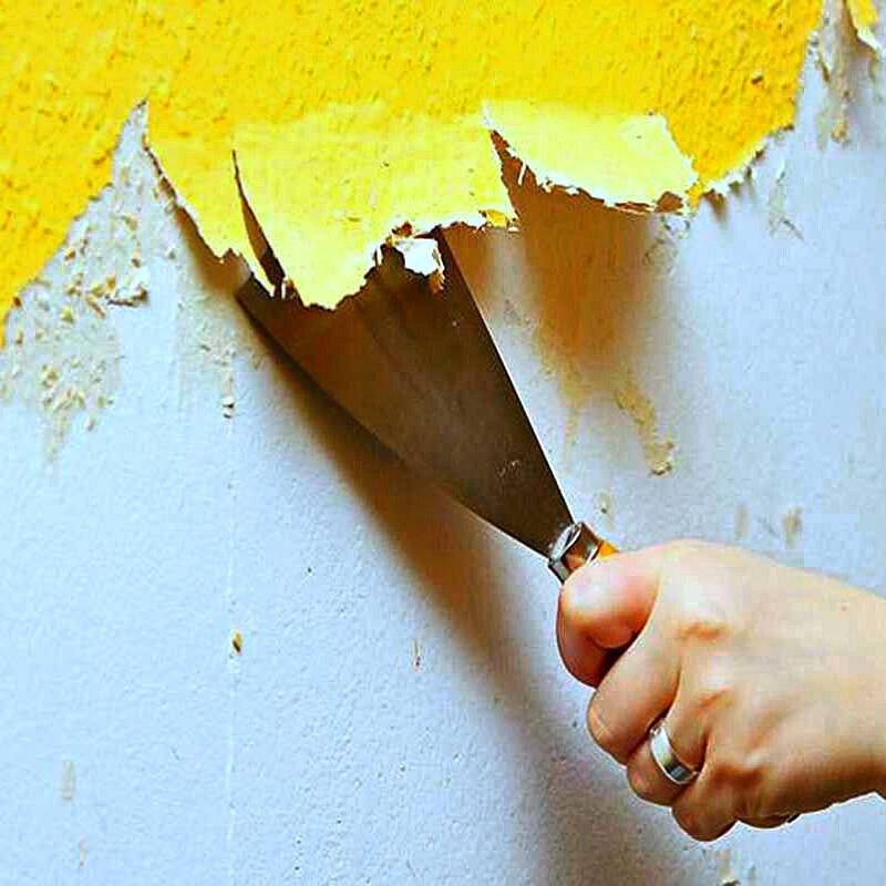 Как убрать краску со стен в ванной