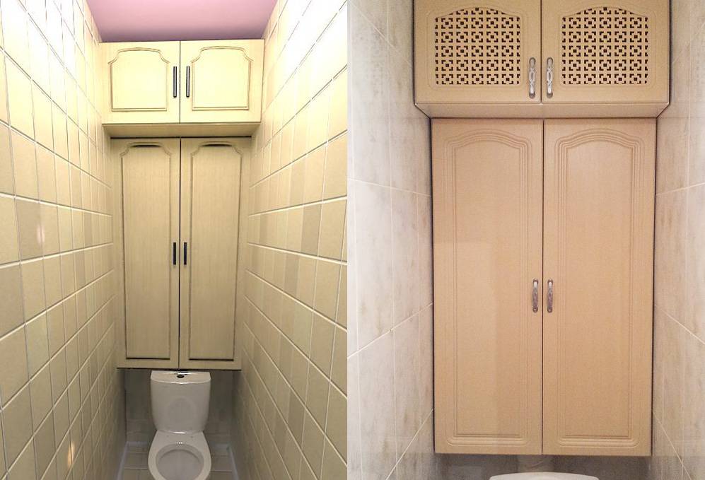 Шкаф в туалет: 70 фото вариантов компактной и стильной туалетной мебели
