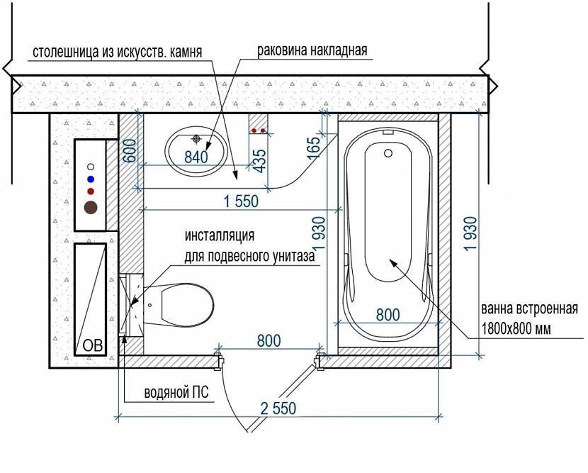 Перепланировка ванной комнаты и санузла: правила 2022