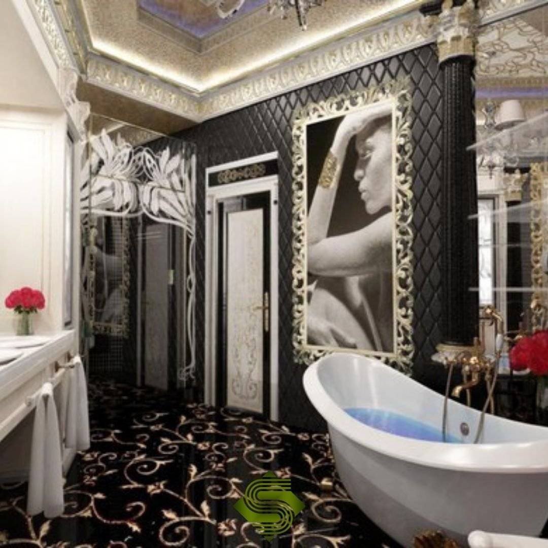 Ванная комната в стиле барокко - дизайн: фото, модные идеи, советы