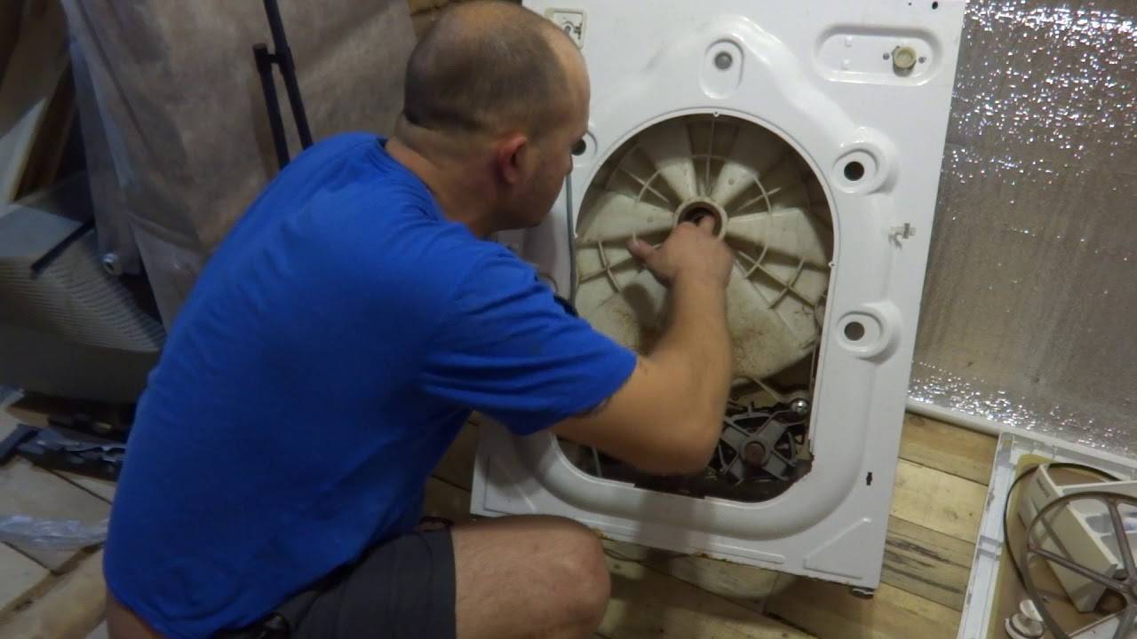 Как разобрать стиральную машину: разборка барабана, бака, двигателя