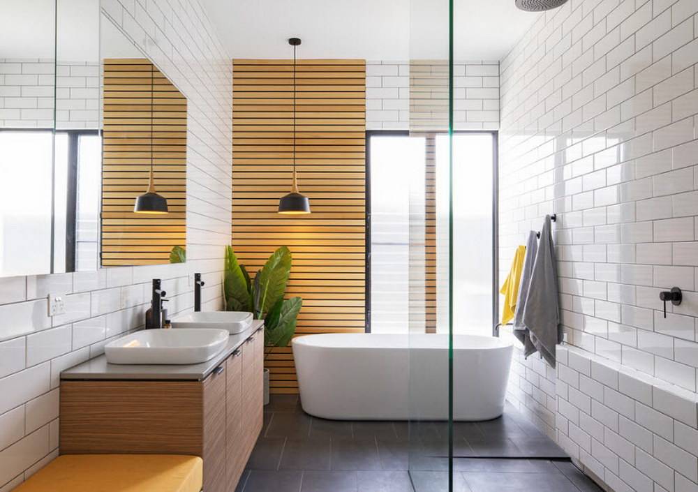 Ванная комната в стиле минимализм: варианты дизайна, интерьер, фото