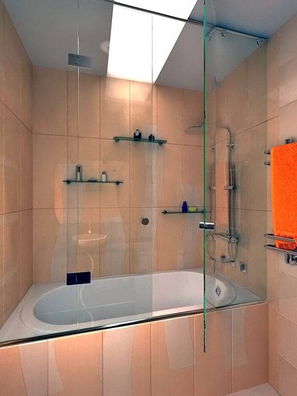 Стеклянная перегородка для душа: красивое и функциональное оформление ванной – советы по ремонту