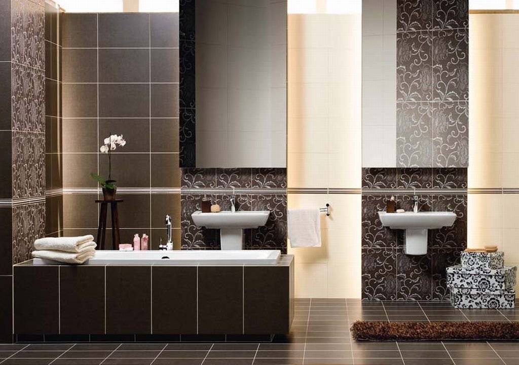 Плитка для ванной комнаты – фото и дизайн отделки плиткой ванной