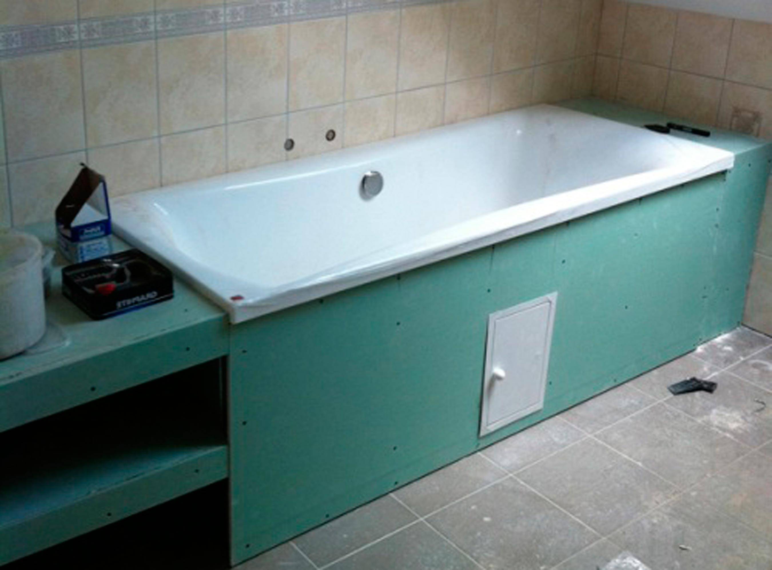 Стены в ванной из гипсокартона: выбор материала и процесс монтажа