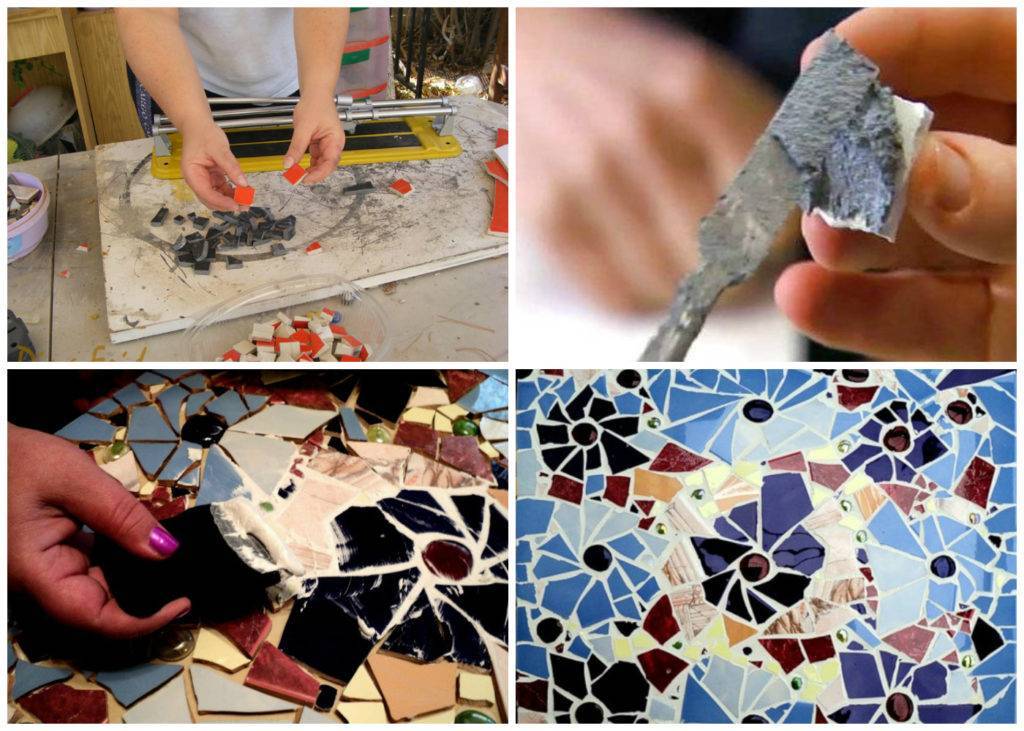 Мозаика из битой плитки своими руками: пошаговая инструкция, как выложить орнамент из плитки + фото, схемы раскладки и описание техники