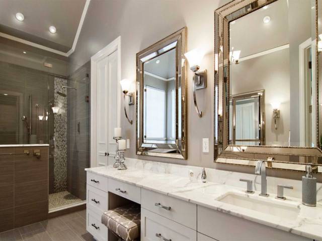 Зеркало с подсветкой в ванную комнату: формы, модели - 54 фото с вариантами дизайна