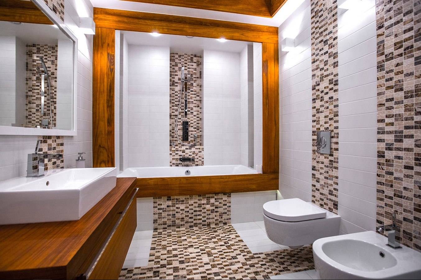 Плитка в ванной комнате: советы дизайнеров и фото