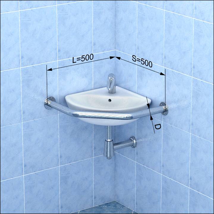 Угловая раковина для ванны: как выбрать лучший вариант (+ фото)