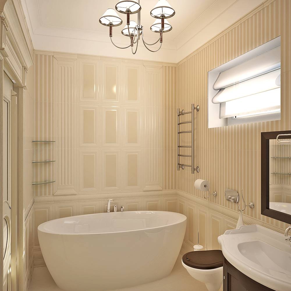 Дизайн интерьера ванной комнаты в классическом стиле: помощь в оформлении