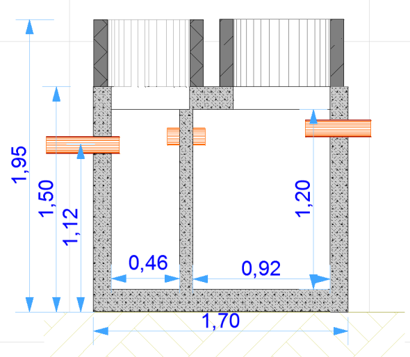 Пример самостоятельного устройства монолитного бетонного септика