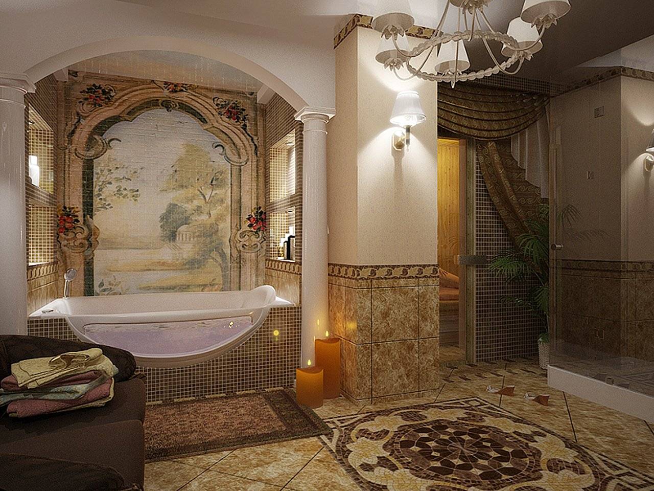 100 идей дизайна для ванной комнаты в средиземноморском стиле: италия, испания, греция