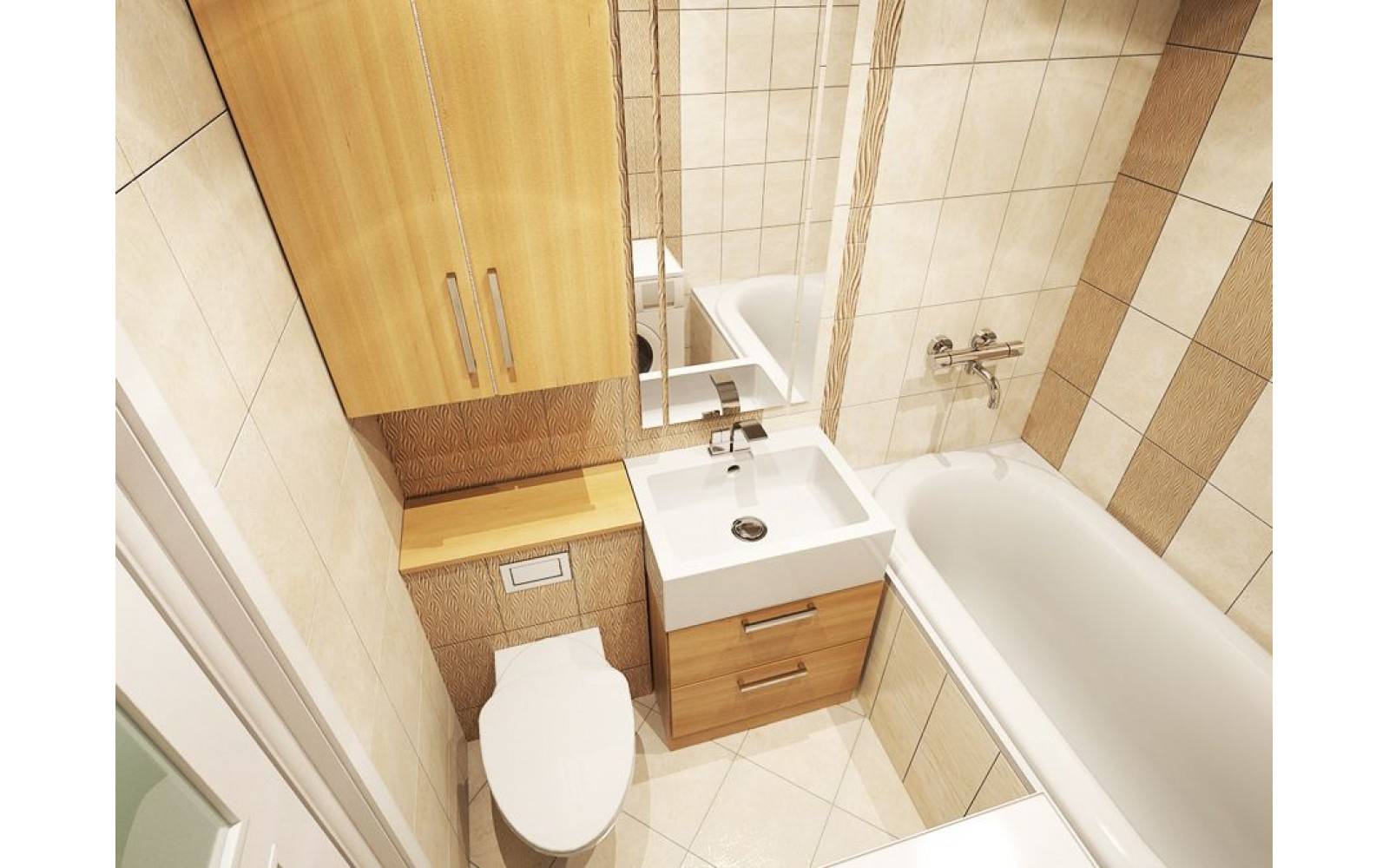 Ремонт маленькой ванной: дизайн малогабаритной ванной комнаты, экономия площади в очень маленьком санузле
