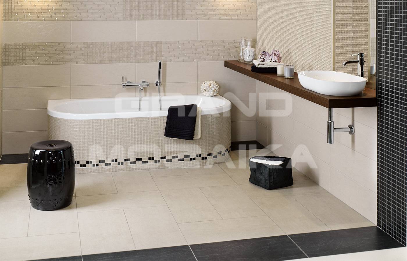 Матовая плитка для ванной комнаты ( керамическая ) - особенности, достоинства и недостатки в сравнении с глянцевой