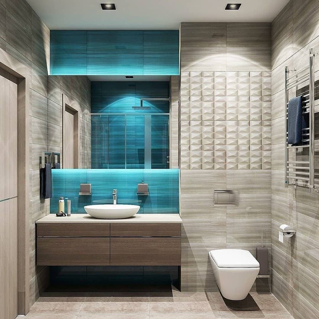 Дизайн ванной в квартире: выбор отделки, цвета и мебели