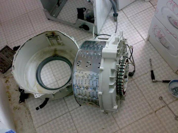 Разборка барабана стиральной машины своими руками: советы по ремонту +видео