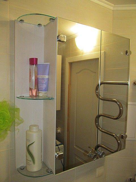 Зеркало со шкафчиком в ванную комнату: советы по выбору
