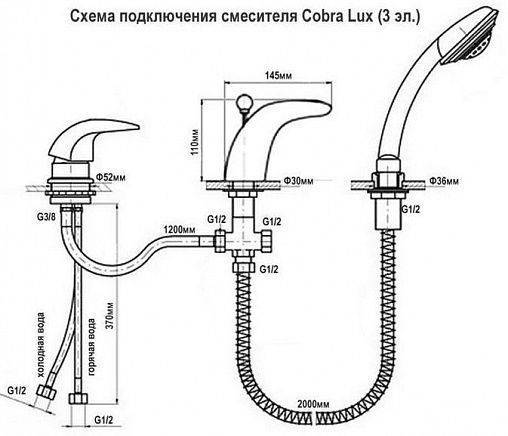 Как установить смеситель на борт ванны: инструкция по установке - точка j