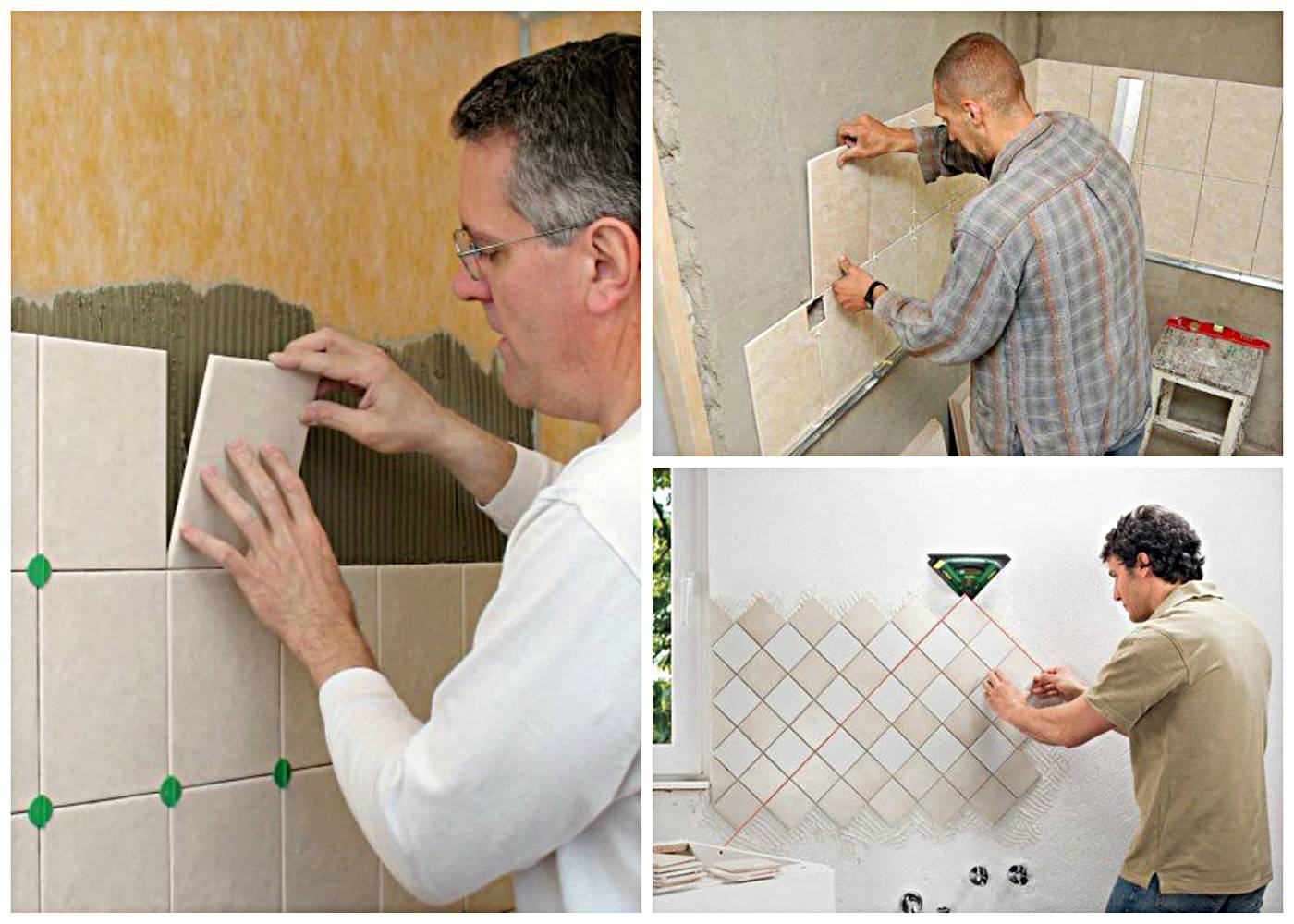 Установка плитки в ванной комнате на гипсокартон своими руками- инструкция +видео