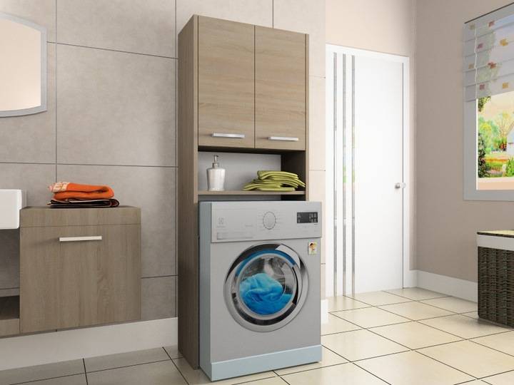 Как сделать шкаф над стиральной машиной в ванной комнате? | iloveremont.ru