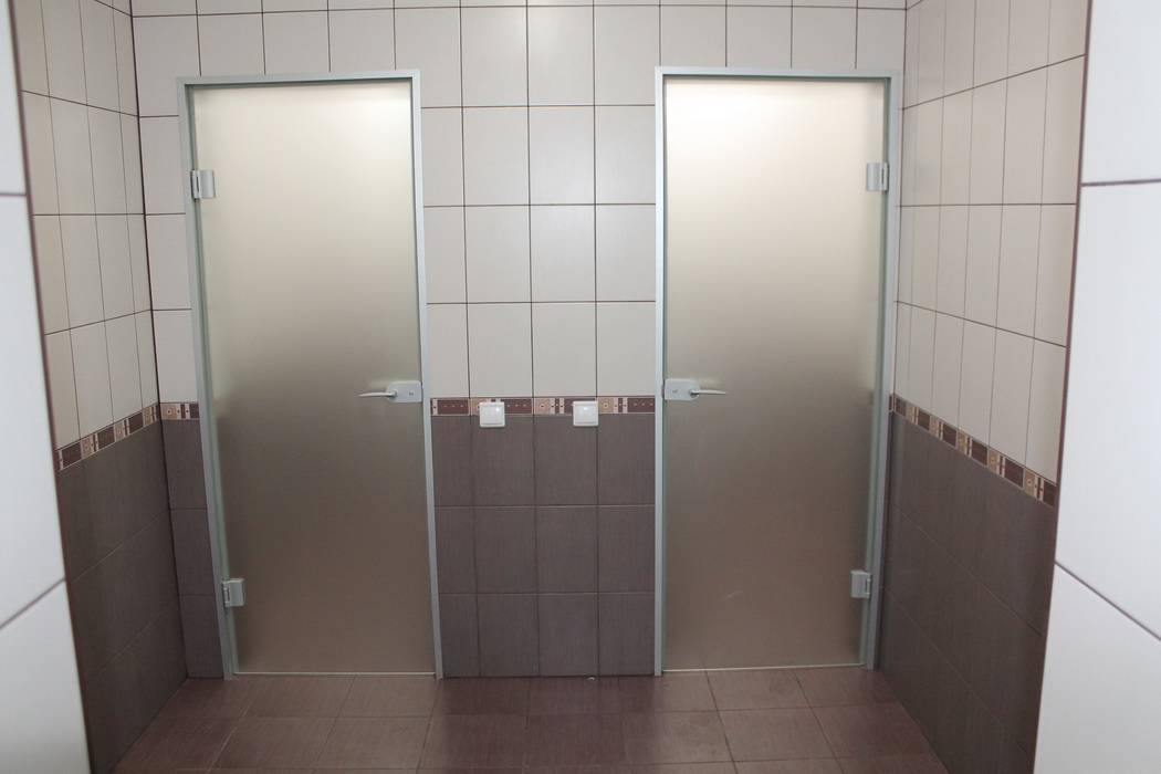 Стеклянные двери для ванной комнаты: виды, достоинства и недостатки (+ фото)