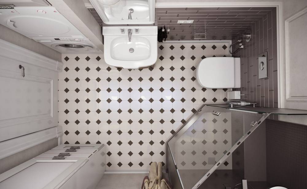 Ванная комната 2 на 2, дизайн самых популярных вариантов