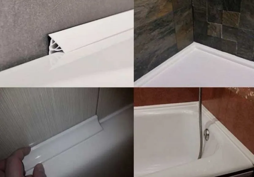 Чем и как заделывают щель между ванной и стеной