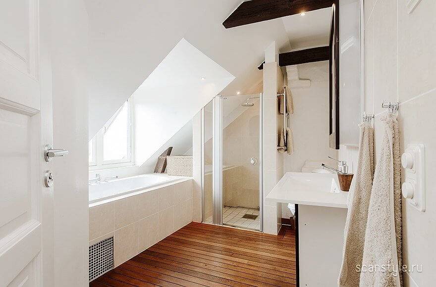 Ванные комнаты в скандинавском стиле: как оформить, 40+ фото