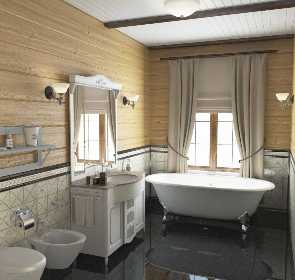 Ванная комната в деревянном доме: как сделать санузел, выгребную яму, канализацию, душевую кабину