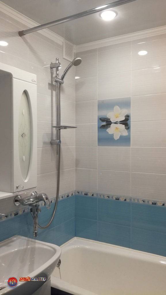 Ремонт ванной комнаты в панельном доме своими руками — видео и фото