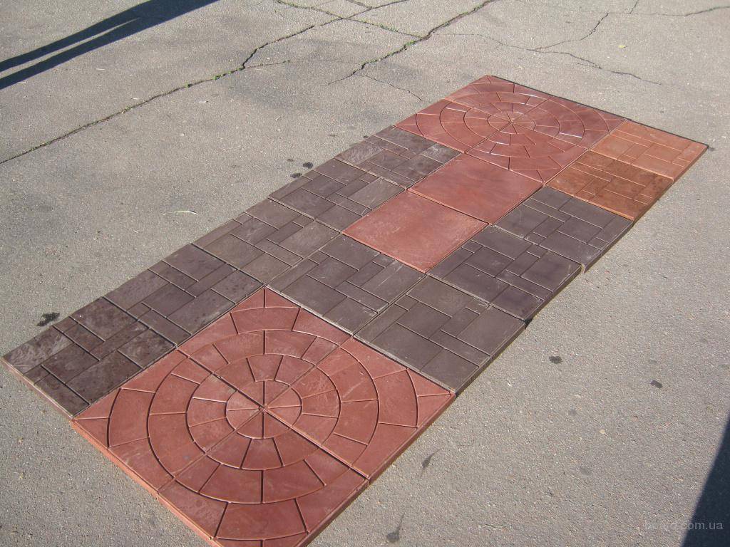 Полимерпесчаная тротуарная плитка: способы укладки