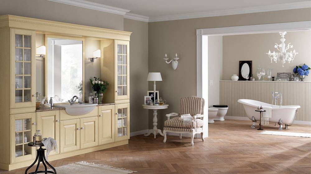Интерьер ванной комнаты в классическом стиле. дизайн ванной комнаты в классическом стиле: особенности стиля, советы по оформлению, фото примеры