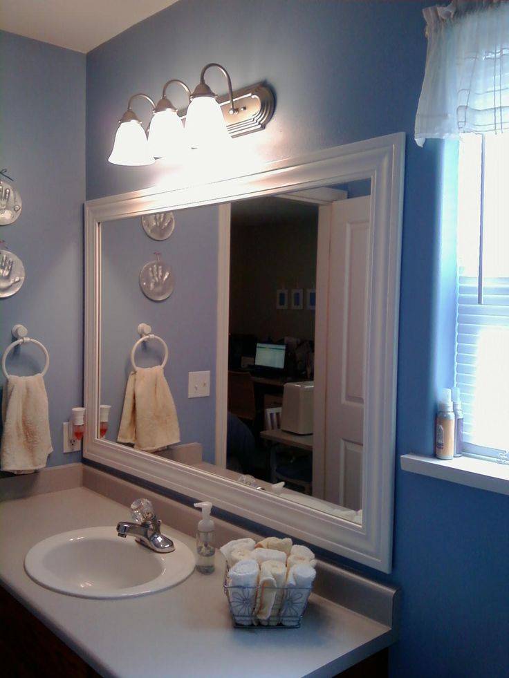 Как сделать зеркало с подсветкой в ванную своими руками