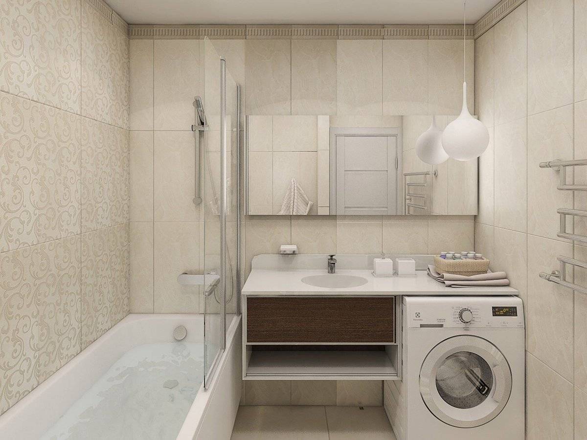 Дизайн интерьера ванной 4 кв. м: без туалета, совмещенного санузла, выбор материалов и цветов | ileds.ru