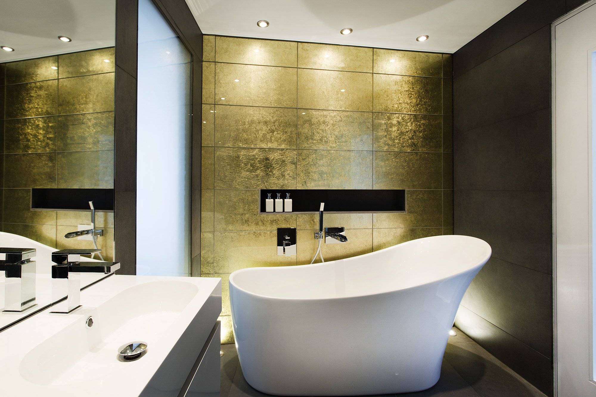 Современные ванные комнаты: дизайн, фото, интерьер