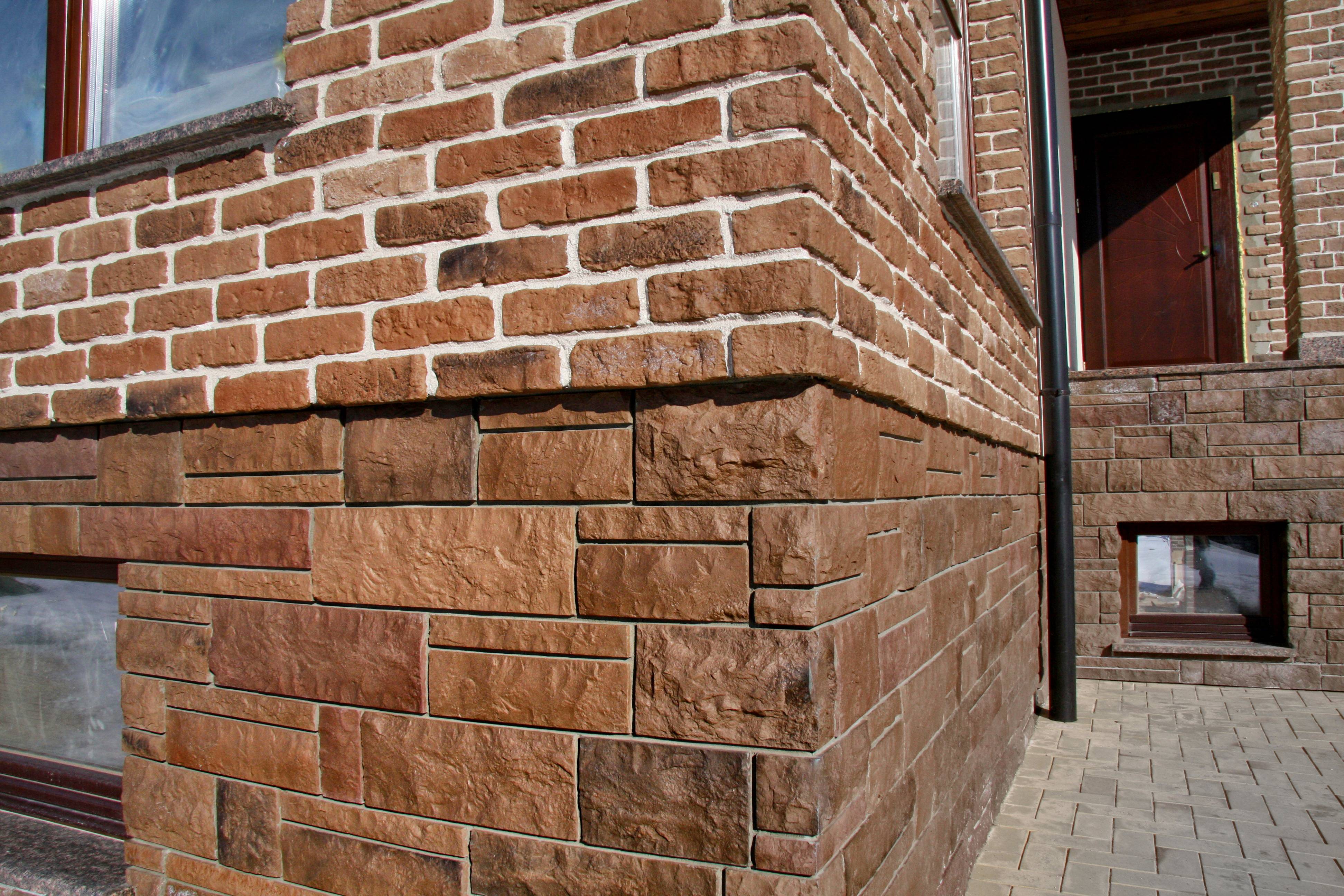 Фасадная плитка под камень: отделка фасада облицовочной плиткой из искусственного и натурального камня + фото